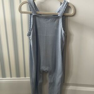 NWT Angel Dear Striped Overalls
